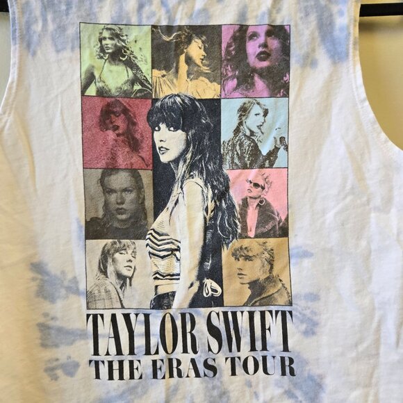 Taylor Swift The Eras Tour Tie-Dye Tank Top YL Sleeveless - Picture 2 of 7